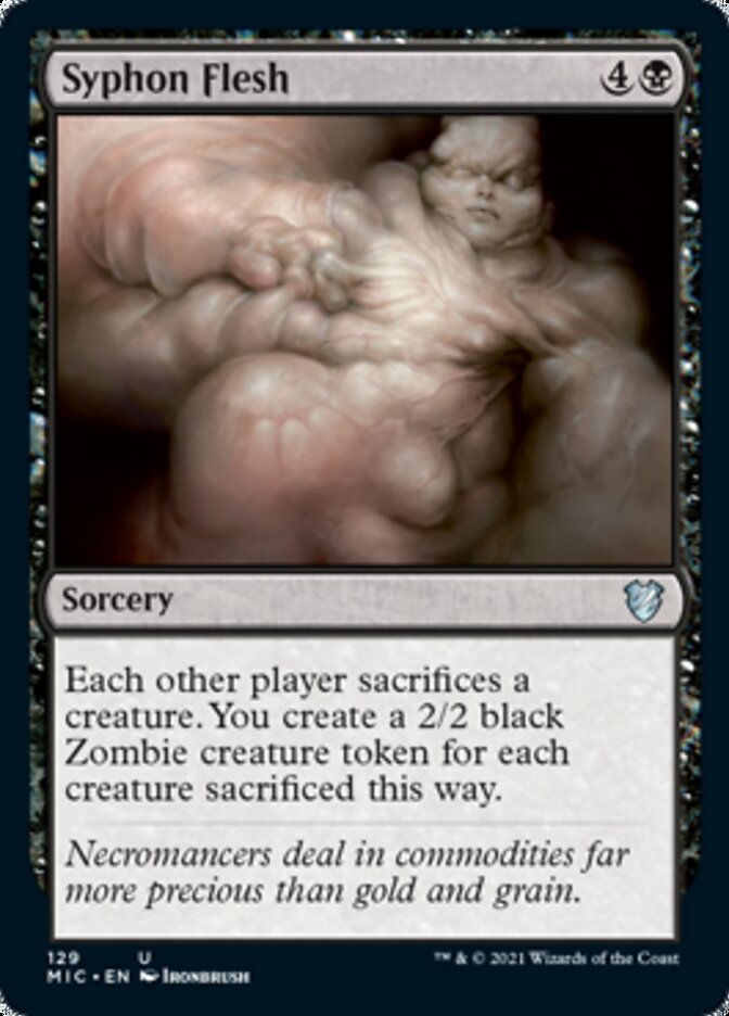 Syphon Flesh [Innistrad: Midnight Hunt Commander] | Good Games Morley
