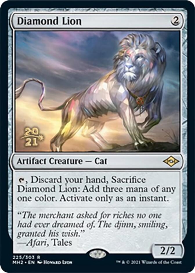 Diamond Lion [Modern Horizons 2 Prerelease Promos] | Good Games Morley