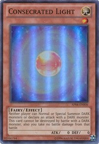 Consecrated Light [AP04-EN006] Super Rare | Good Games Morley