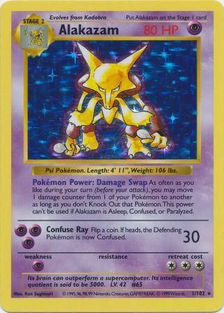 Alakazam (1/102) [Base Set Shadowless Unlimited] | Good Games Morley