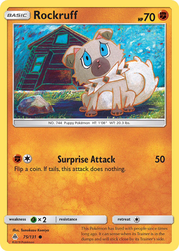 Rockruff (75/131) [Sun & Moon: Forbidden Light] | Good Games Morley