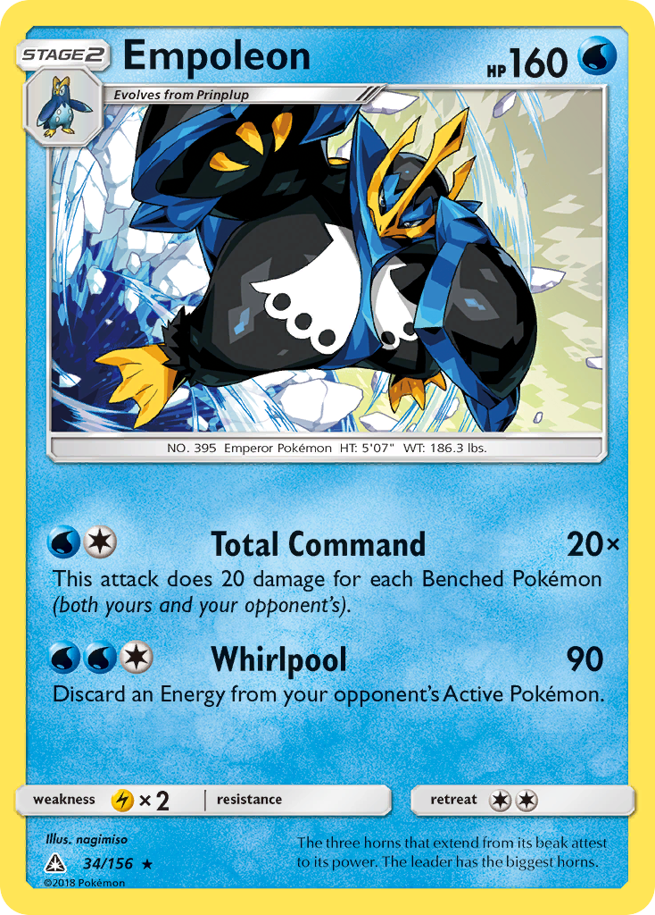 Empoleon (34/156) [Sun & Moon: Ultra Prism] | Good Games Morley