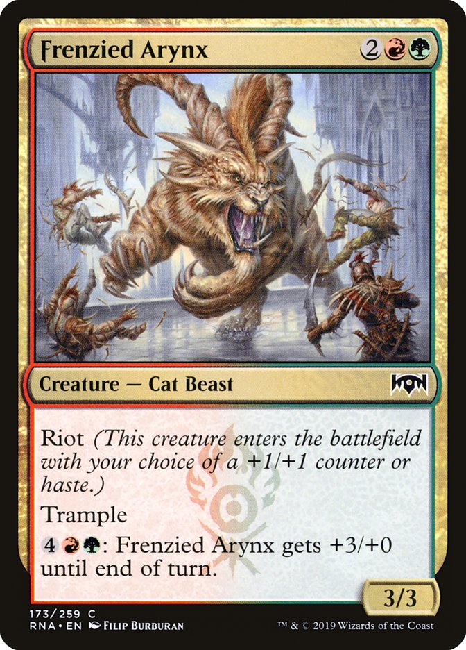 Frenzied Arynx [Ravnica Allegiance] | Good Games Morley