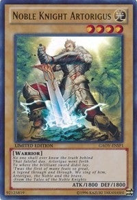 Noble Knight Artorigus (GAOV-ENSP1) [GAOV-ENSP1] Ultra Rare | Good Games Morley