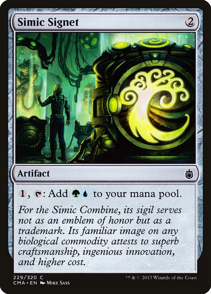 Simic Signet [Commander Anthology] | Good Games Morley