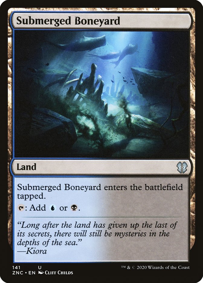 Submerged Boneyard [Zendikar Rising Commander] | Good Games Morley