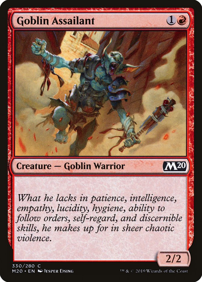 Goblin Assailant [Core Set 2020] | Good Games Morley