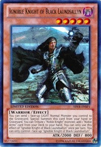Ignoble Knight of Black Laundsallyn [ABYR-ENSP1] Ultra Rare | Good Games Morley