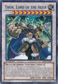 Thor, Lord of the Aesir [SP14-EN048] Starfoil Rare | Good Games Morley