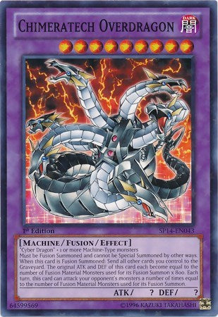 Chimeratech Overdragon [SP14-EN043] Starfoil Rare | Good Games Morley