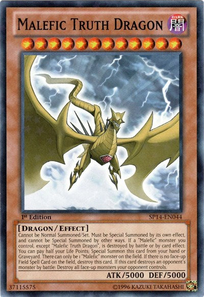 Malefic Truth Dragon [SP14-EN044] Starfoil Rare | Good Games Morley