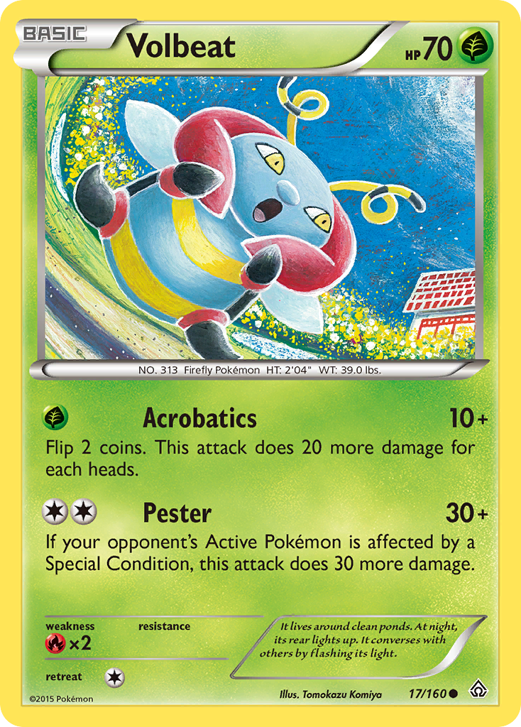 Volbeat (17/160) [XY: Primal Clash] | Good Games Morley