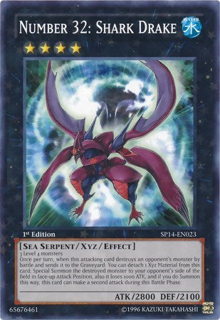 Number 32: Shark Drake [SP14-EN023] Starfoil Rare | Good Games Morley