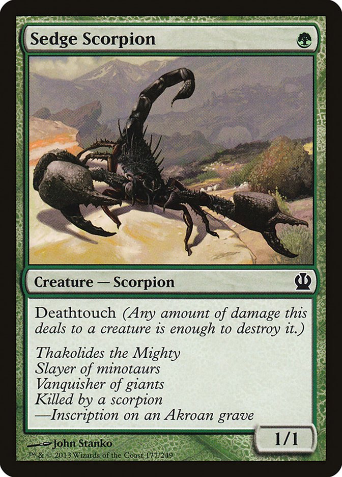 Sedge Scorpion [Theros] | Good Games Morley