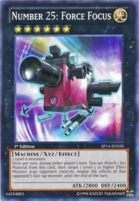 Number 25: Force Focus [SP14-EN026] Starfoil Rare | Good Games Morley