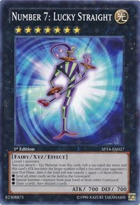 Number 7: Lucky Straight [SP14-EN027] Starfoil Rare | Good Games Morley