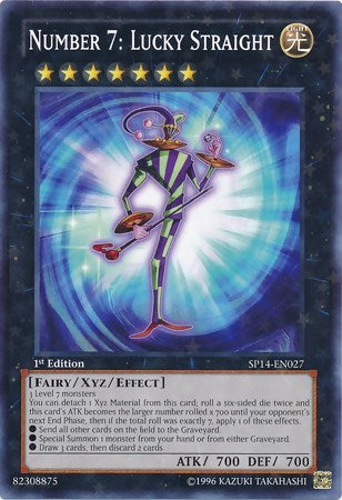 Number 7: Lucky Straight [SP14-EN027] Starfoil Rare | Good Games Morley