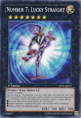 Number 7: Lucky Straight [SP14-EN027] Starfoil Rare | Good Games Morley