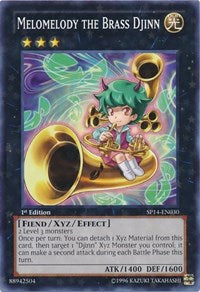 Melomelody the Brass Djinn [SP14-EN030] Starfoil Rare | Good Games Morley