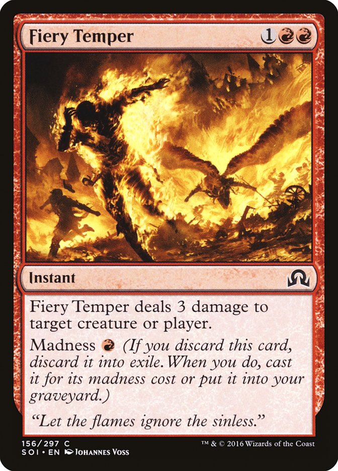 Fiery Temper [Shadows over Innistrad] | Good Games Morley