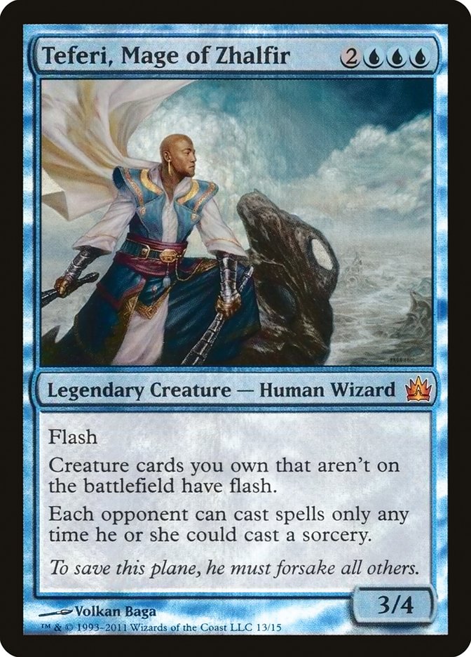 Teferi, Mage of Zhalfir [From the Vault: Legends] | Good Games Morley