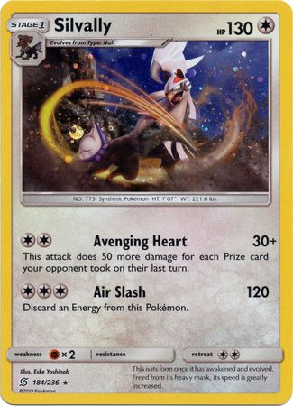Silvally (184/236) (Cosmos Holo) [Sun & Moon: Unified Minds] | Good Games Morley