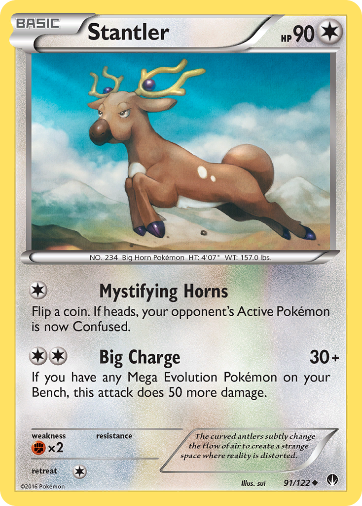 Stantler (91/122) [XY: BREAKpoint] | Good Games Morley