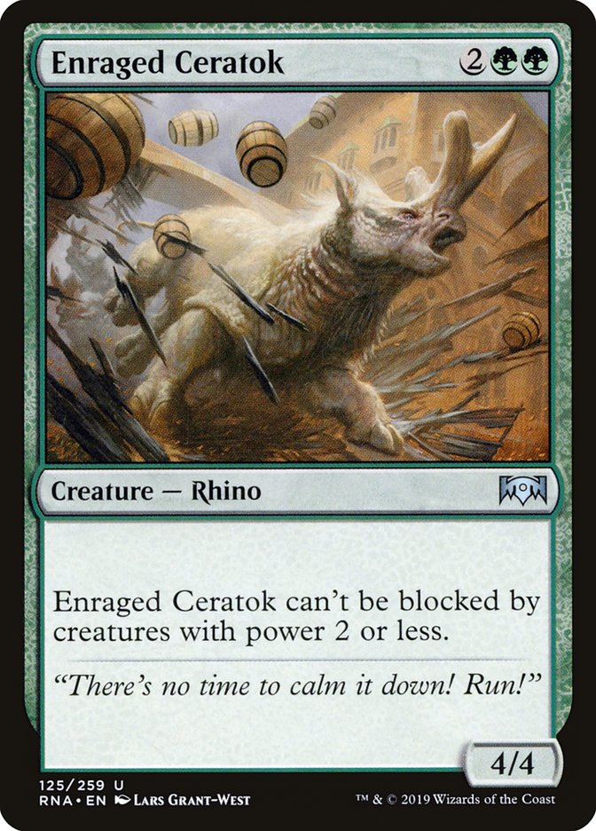 Enraged Ceratok [Ravnica Allegiance] | Good Games Morley