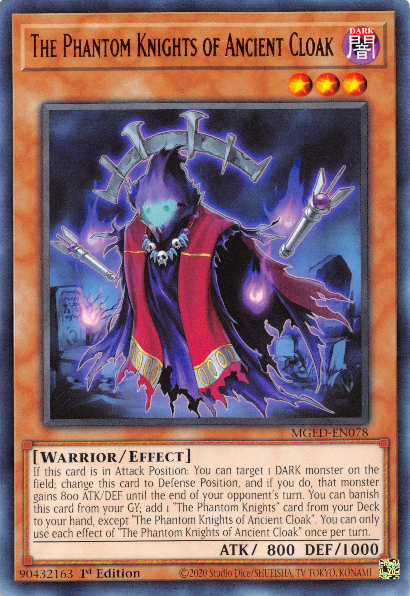 The Phantom Knights of Ancient Cloak [MGED-EN078] Rare | Good Games Morley