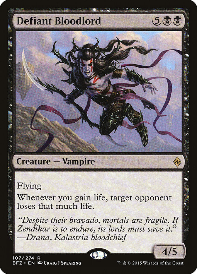 Defiant Bloodlord [Battle for Zendikar] | Good Games Morley