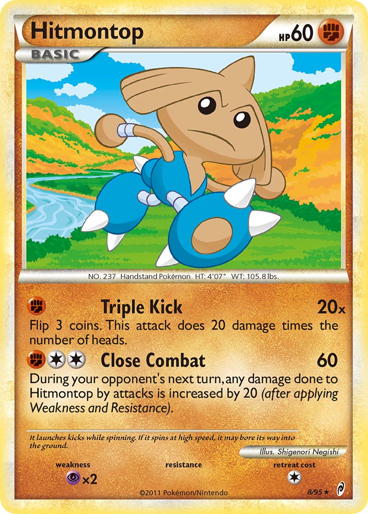 Hitmontop (8/95) (Theme Deck Exclusive) [HeartGold & SoulSilver: Call of Legends] | Good Games Morley