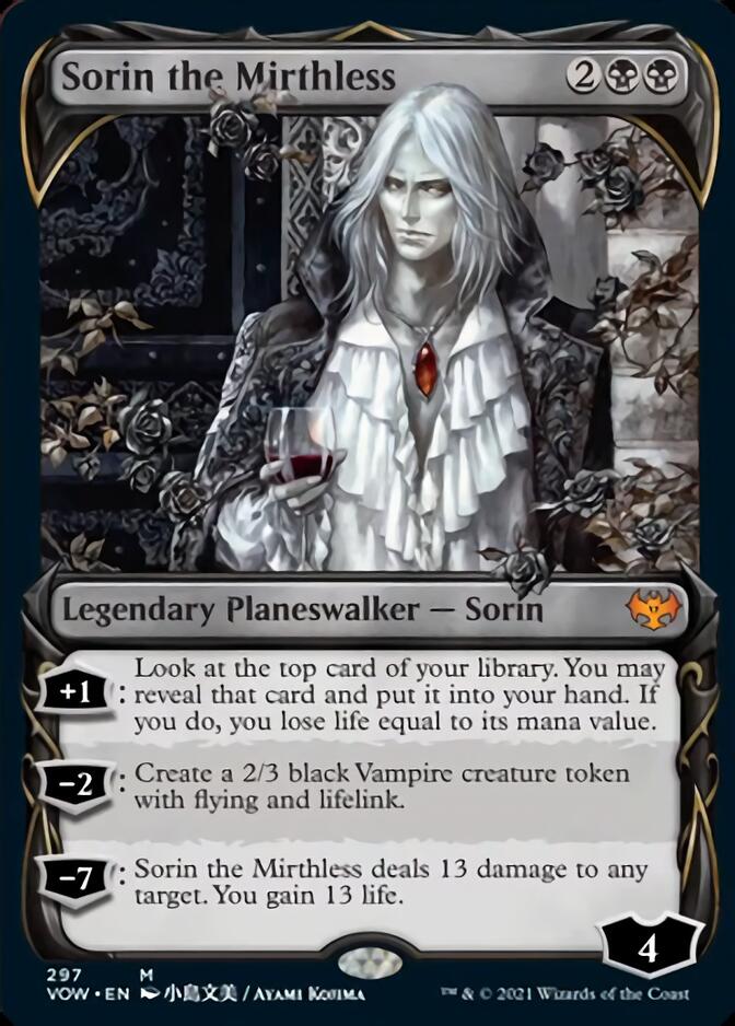 Sorin the Mirthless (Showcase Fang Frame) [Innistrad: Crimson Vow] | Good Games Morley