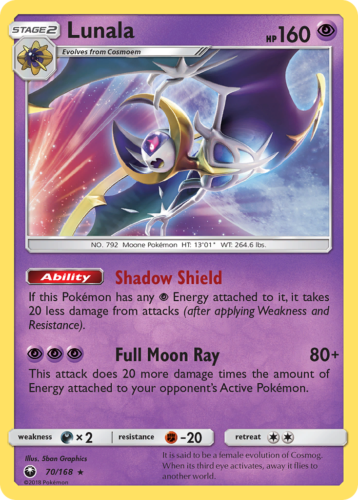 Lunala (70/168) [Sun & Moon: Celestial Storm] | Good Games Morley