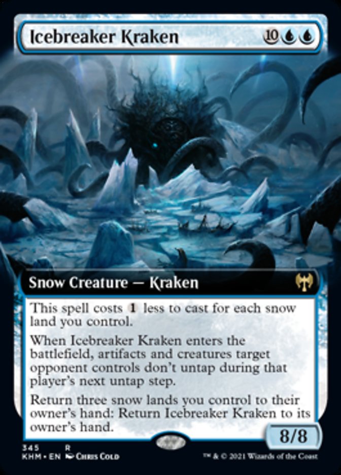 Icebreaker Kraken (Extended Art) [Kaldheim] | Good Games Morley