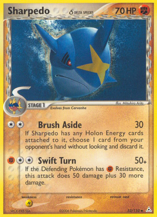 Sharpedo (53/110) (Delta Species) [EX: Holon Phantoms] | Good Games Morley