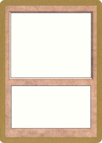 1999 World Championship Blank Card [World Championship Decks 1999] | Good Games Morley