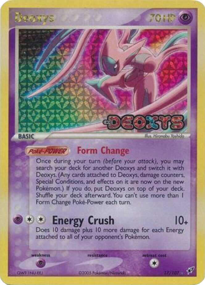 Deoxys (17/107) (Stamped) [EX: Deoxys] | Good Games Morley