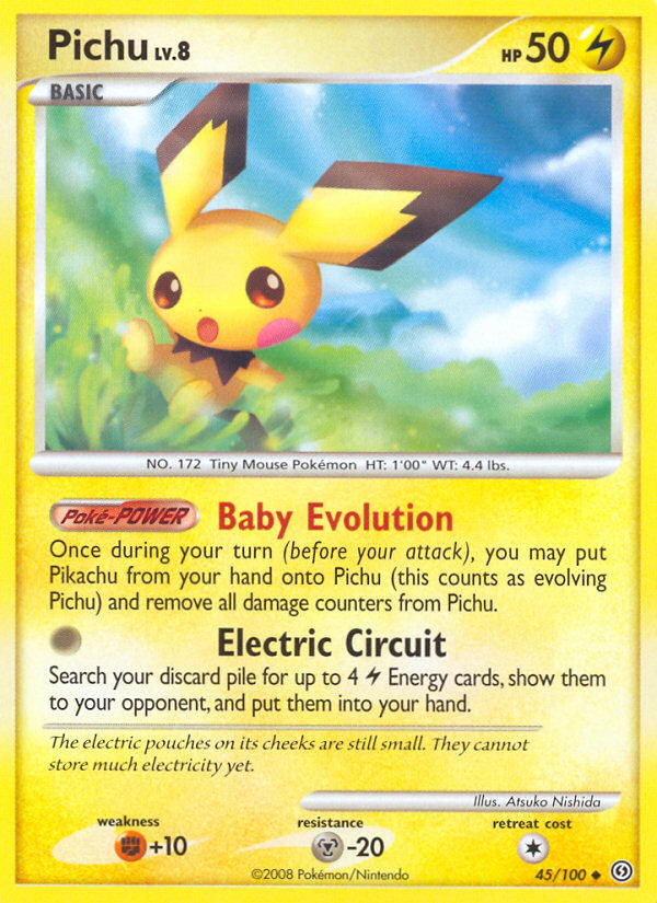 Pichu (45/100) [Diamond & Pearl: Stormfront] | Good Games Morley