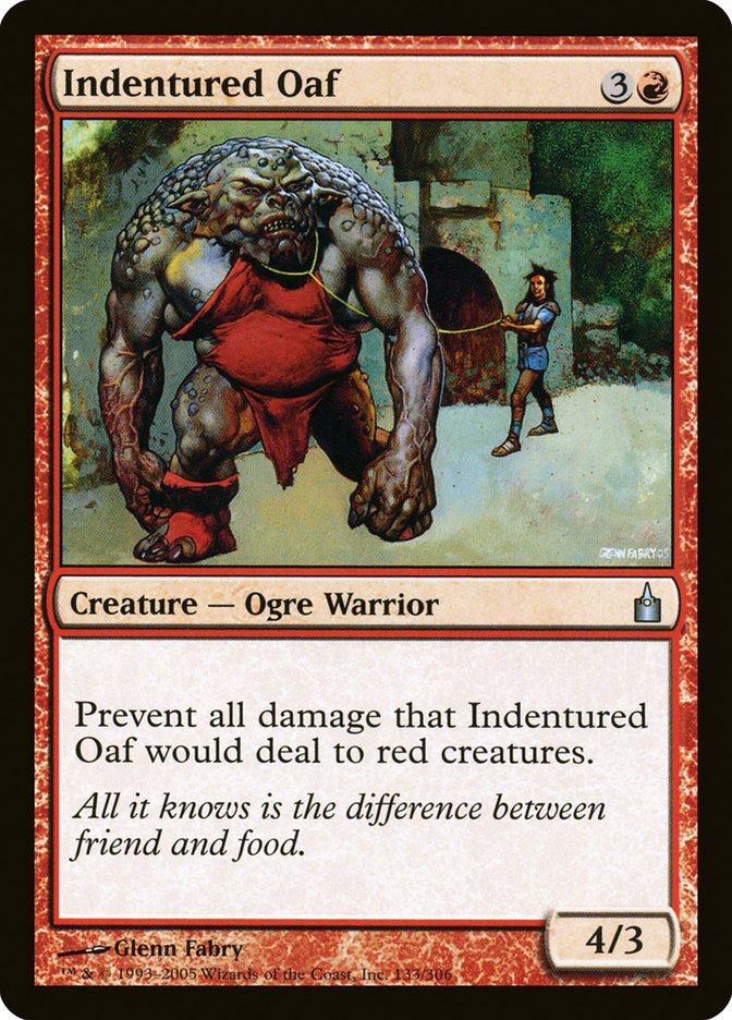 Indentured Oaf [Ravnica: City of Guilds] | Good Games Morley