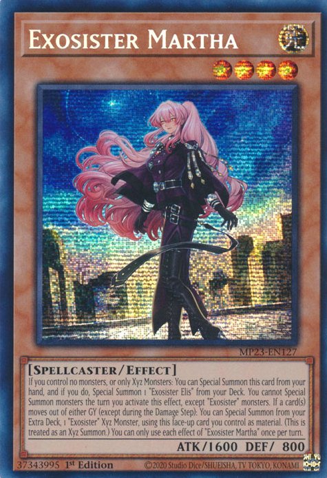 Exosister Martha [MP23-EN127] Prismatic Secret Rare | Good Games Morley
