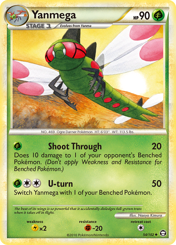 Yanmega (54/102) [HeartGold & SoulSilver: Triumphant] | Good Games Morley