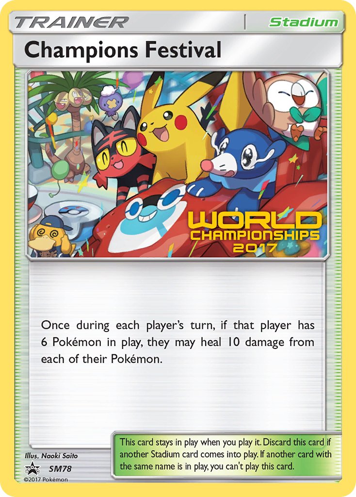 Champions Festival (SM78) (2017 Champion) [Sun & Moon: Black Star Promos] | Good Games Morley