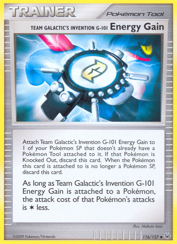 Team Galactic's Invention G-101 Energy Gain (116/127) [Platinum: Base Set] | Good Games Morley