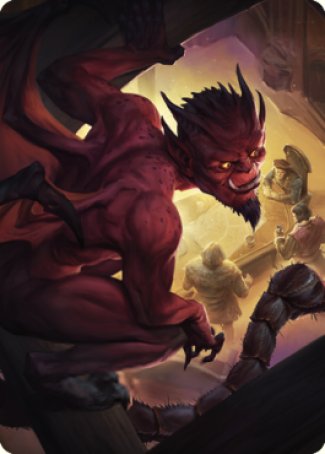 Nefarious Imp Art Card [Commander Legends: Battle for Baldur's Gate Art Series] | Good Games Morley