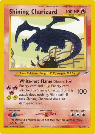 Shining Charizard (107/105) [Neo Destiny Unlimited] | Good Games Morley