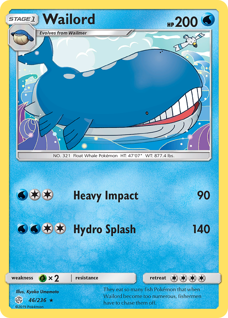 Wailord (46/236) [Sun & Moon: Cosmic Eclipse] | Good Games Morley