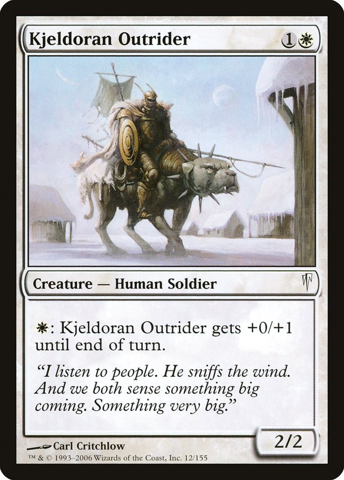 Kjeldoran Outrider [Coldsnap] | Good Games Morley