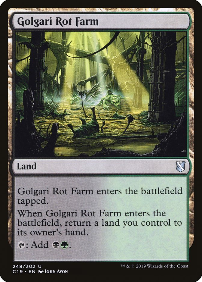 Golgari Rot Farm [Commander 2019] | Good Games Morley