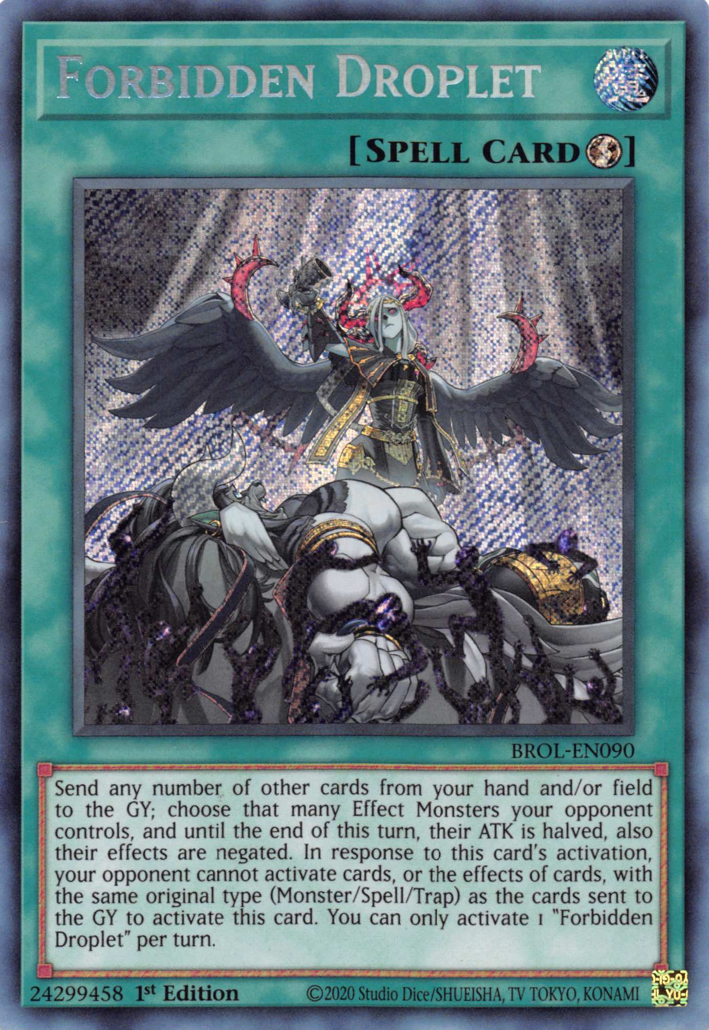 Forbidden Droplet [BROL-EN090] Secret Rare | Good Games Morley