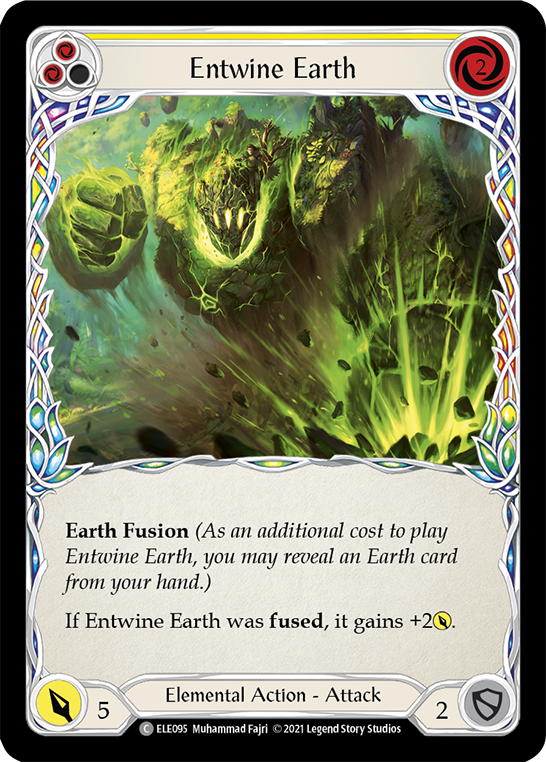 Entwine Earth (Yellow) [ELE095] (Tales of Aria)  1st Edition Normal | Good Games Morley